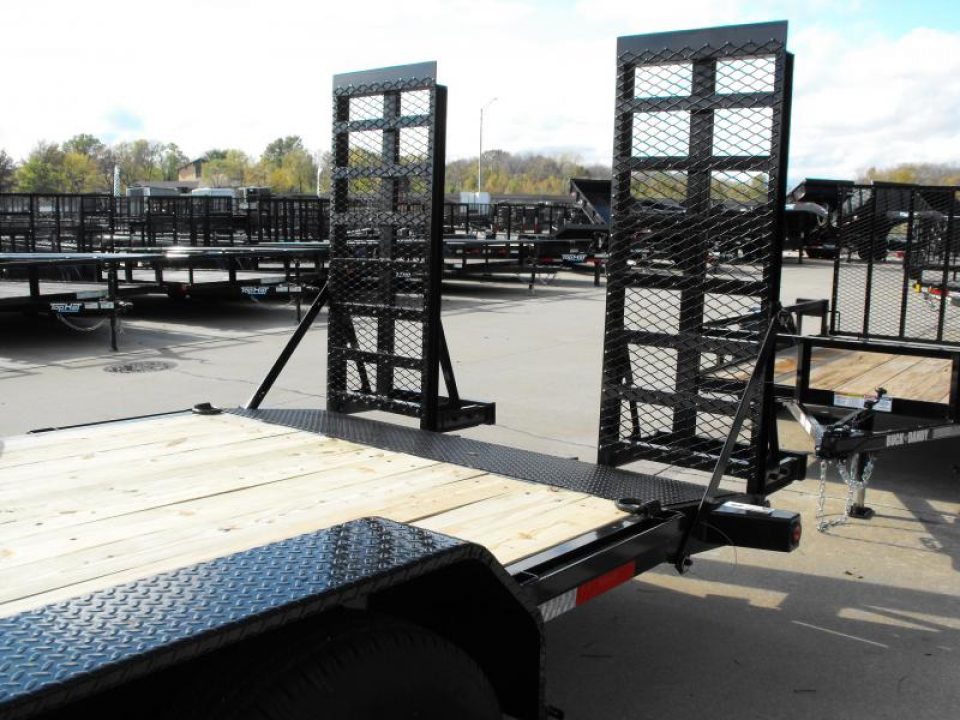 New Equipment Trailer /  83 X 20 Dove Stand Up Ramps  14000 GVWR