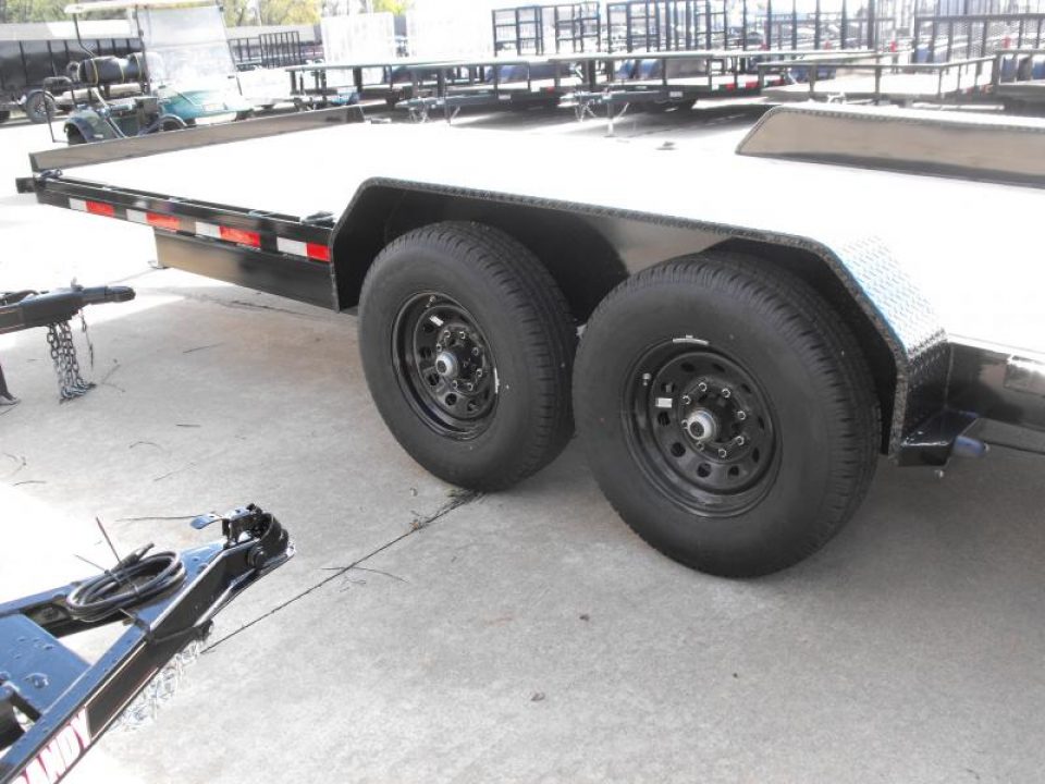 New Equipment Trailer /  83 X 20 Dove Stand Up Ramps  14000 GVWR