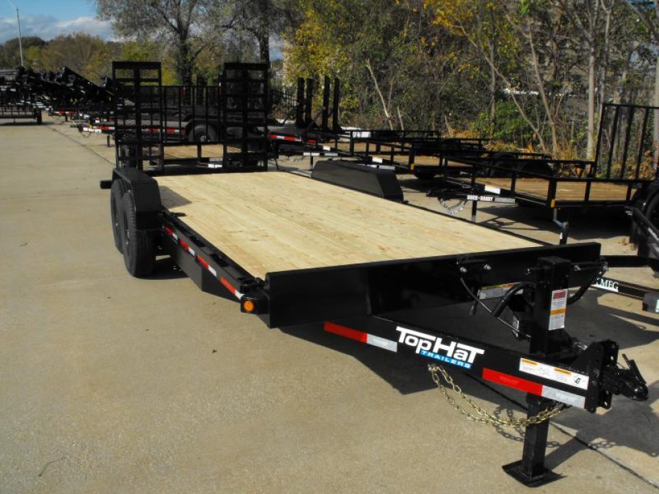 New Equipment Trailer /  83 X 20 Dove Stand Up Ramps  14000 GVWR