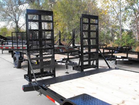 New Equipment Trailer /  83 X 20 Dove Stand Up Ramps  14000 GVWR
