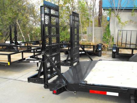 New Equipment Trailer /  83 X 20 Dove Stand Up Ramps  14000 GVWR