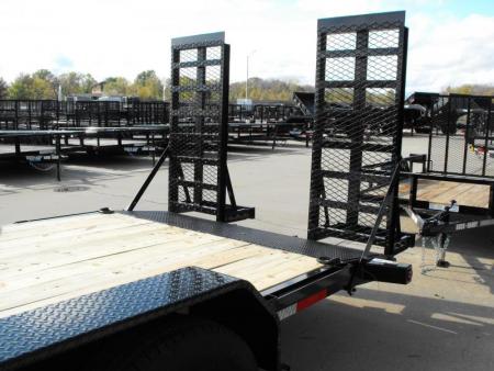 New Equipment Trailer /  83 X 20 Dove Stand Up Ramps  14000 GVWR