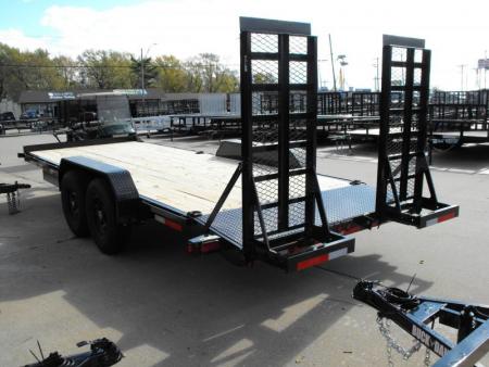 New Equipment Trailer /  83 X 20 Dove Stand Up Ramps  14000 GVWR