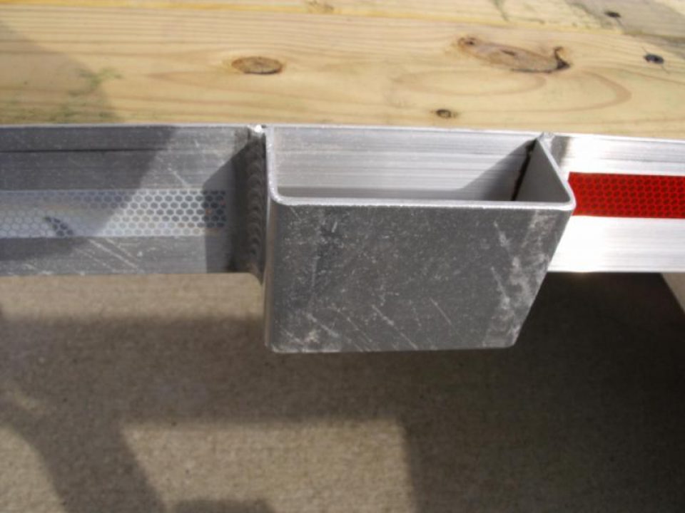 New Aluminum Trailer 83 X 14 Rear Gate  Brakes 7000 Gvwr