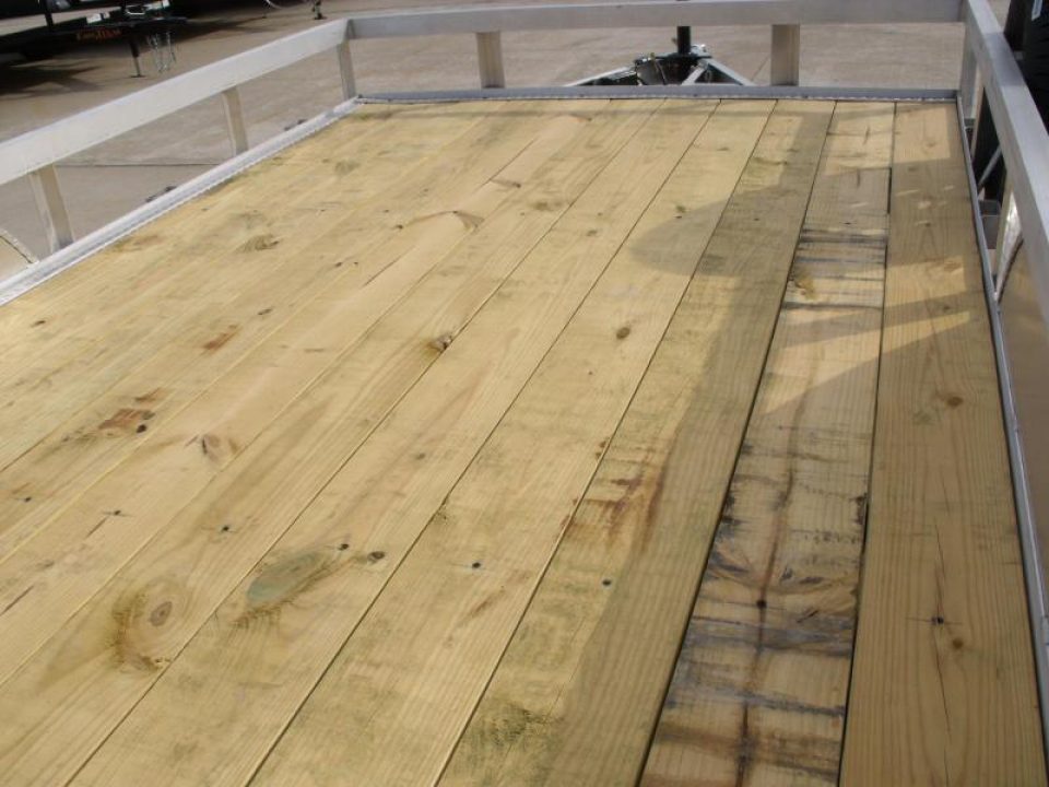 New Aluminum Trailer 83 X 14 Rear Gate  Brakes 7000 Gvwr