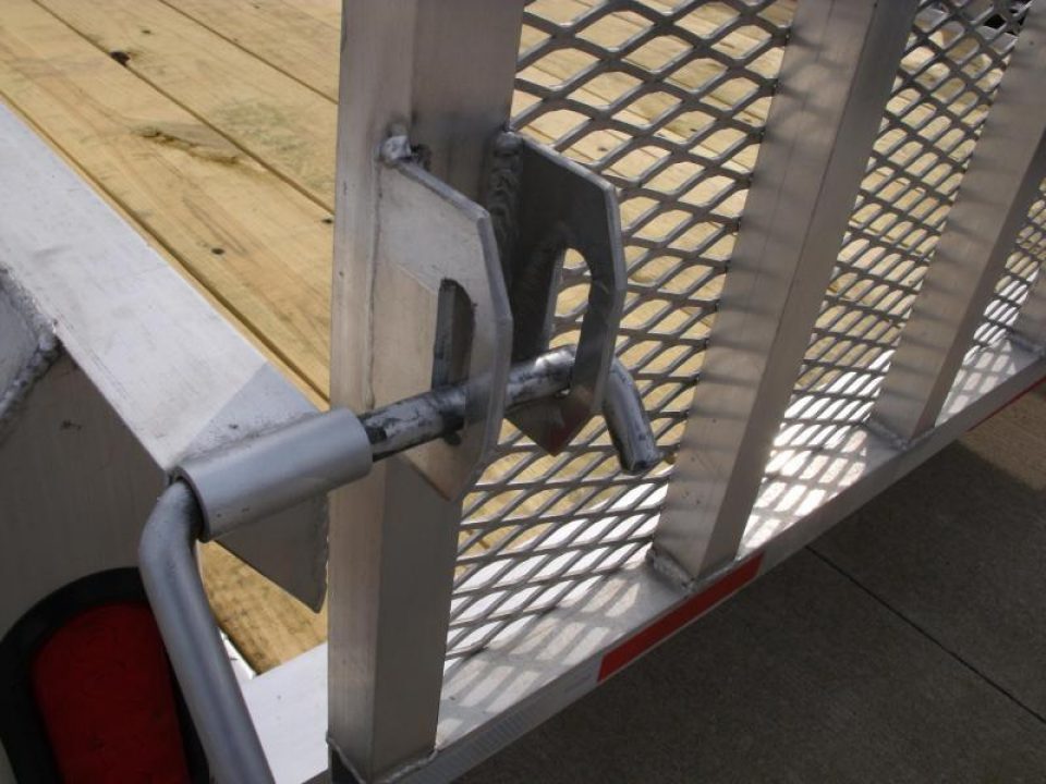 New Aluminum Trailer 83 X 14 Rear Gate  Brakes 7000 Gvwr