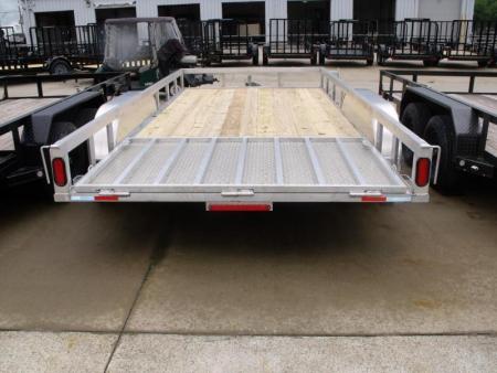 New Aluminum Trailer 83 X 14 Rear Gate  Brakes 7000 Gvwr