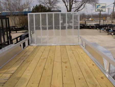New Aluminum Trailer 83 X 14 Rear Gate  Brakes 7000 Gvwr