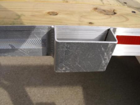New Aluminum Trailer 83 X 14 Rear Gate  Brakes 7000 Gvwr
