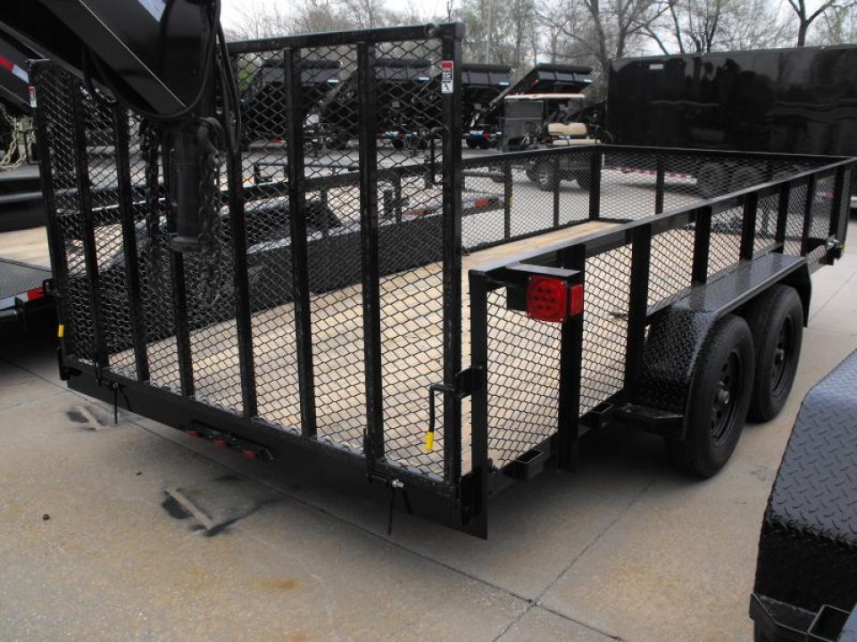 New Hi-Wall Utility Trailer 83 X 16 2'Sides