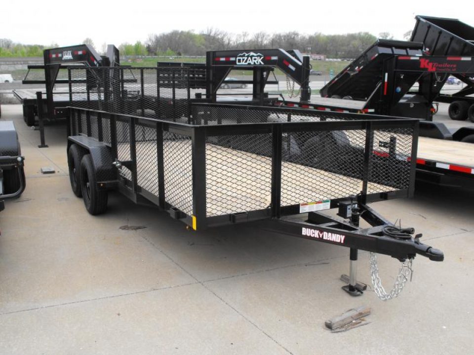New Hi-Wall Utility Trailer 83 X 16 2'Sides