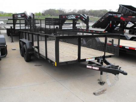 New Hi-Wall Utility Trailer 83 X 16 2'Sides