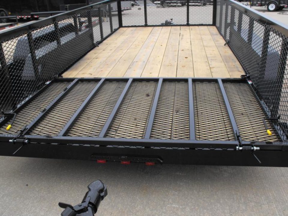 New Hi-Wall Utility Trailer 83 X 16 2' Mesh Sides