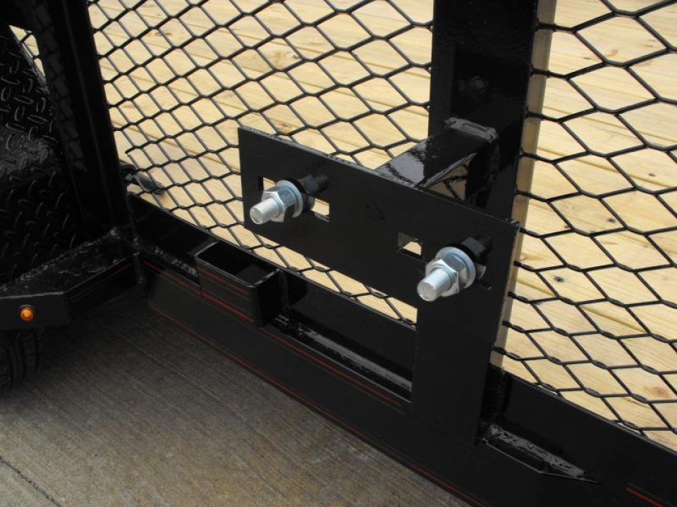 New Hi-Wall Utility Trailer 83 X 16 2' Mesh Sides