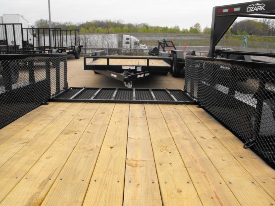 New Hi-Wall Utility Trailer 83 X 16 2' Mesh Sides