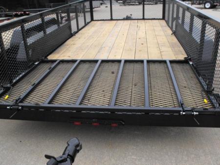 New Hi-Wall Utility Trailer 83 X 16 2' Mesh Sides