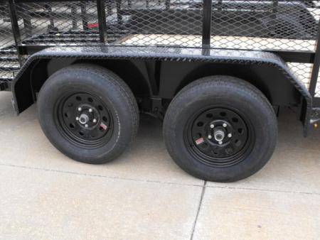 New Hi-Wall Utility Trailer 83 X 16 2' Mesh Sides