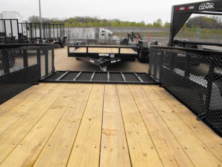 New Hi-Wall Utility Trailer 83 X 16 2' Mesh Sides