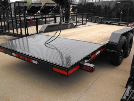 New Equipment Trailer / Car Hauler  83 X 20  (4'Dove )( 5' Slide Out Ramps)(1400 GVWR)