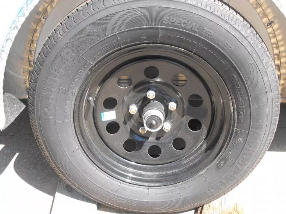 New Huge Sale While They Last  !!!  Enclosed Trailer 6 X 8 Ramp  6' 3"  Interior(( White   In Color  080 Skin))  Tube Construction