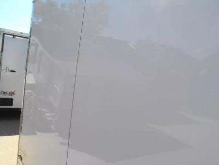 New Huge Sale While They Last  !!!  Enclosed Trailer 6 X 8 Ramp  6' 3"  Interior(( White   In Color  080 Skin))  Tube Construction