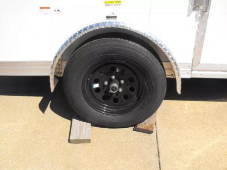 New Huge Sale While They Last  !!!  Enclosed Trailer 6 X 8 Ramp  6' 3"  Interior(( White   In Color  080 Skin))  Tube Construction