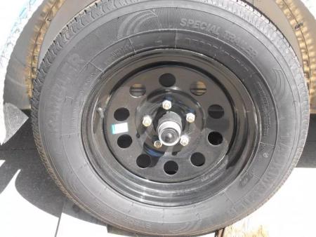 New Huge Sale While They Last  !!!  Enclosed Trailer 6 X 8 Ramp  6' 3"  Interior(( White   In Color  080 Skin))  Tube Construction