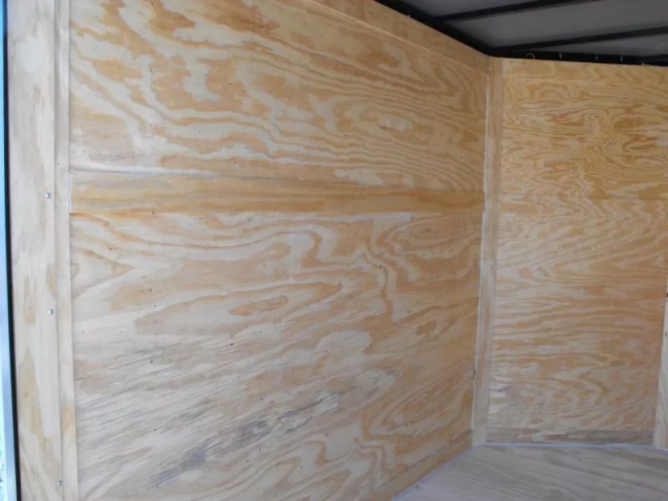 New HUGE SALE WHILE THEY LAST !!!  Enclosed Trailer 6 X 8 Ramp  6' 6"  Interior(( Silver Mist   In Color  080 Skin))  Tube Construction