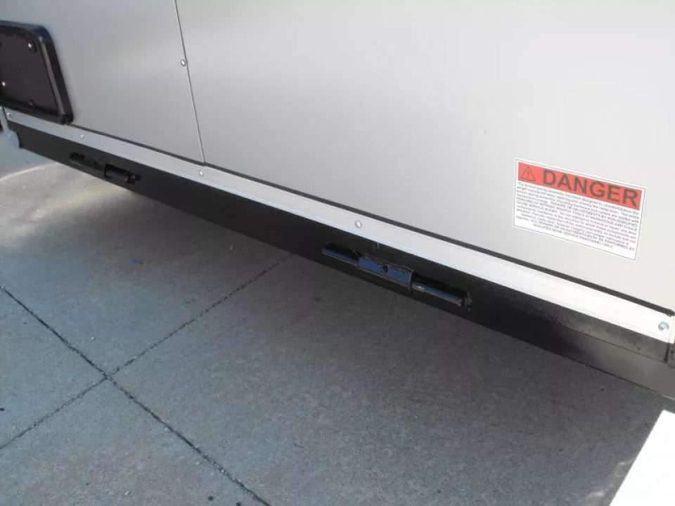 New HUGE SALE WHILE THEY LAST !!!  Enclosed Trailer 6 X 8 Ramp  6' 6"  Interior(( Silver Mist   In Color  080 Skin))  Tube Construction