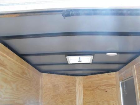 New HUGE SALE WHILE THEY LAST !!!  Enclosed Trailer 6 X 8 Ramp  6' 6"  Interior(( Silver Mist   In Color  080 Skin))  Tube Construction