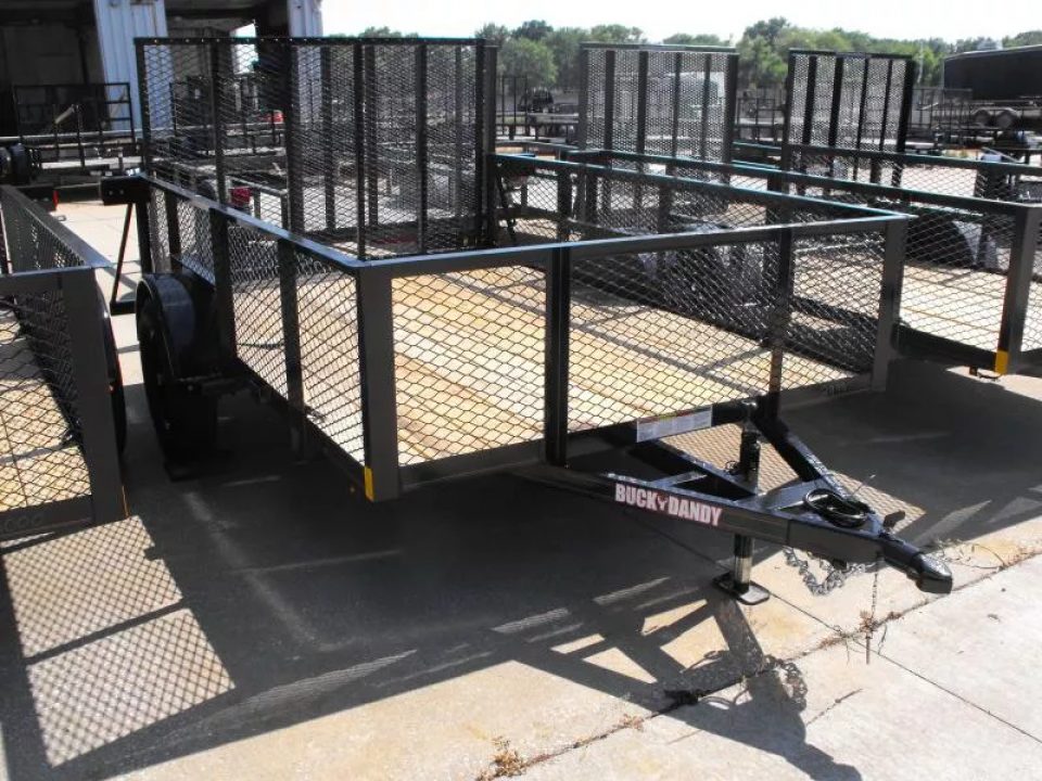 New Hi-Wall Utility Trailer 77 X 10   Mesh Sides 24"
