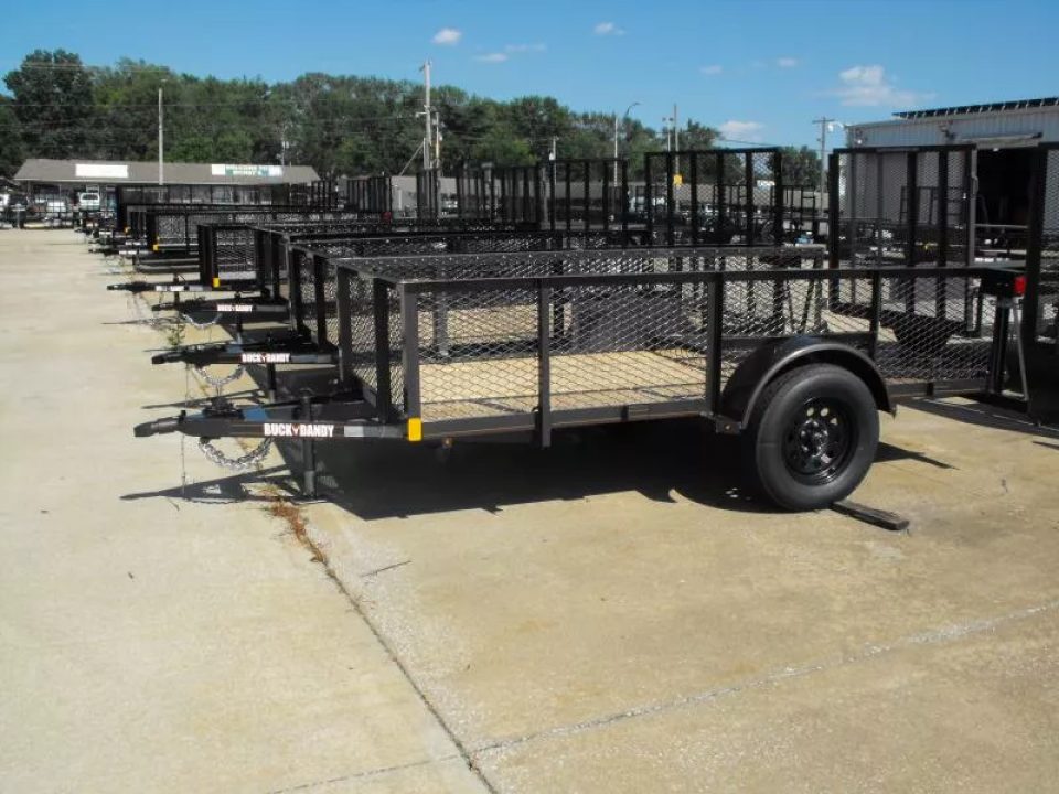 New Hi-Wall Utility Trailer 77 X 10   Mesh Sides 24"