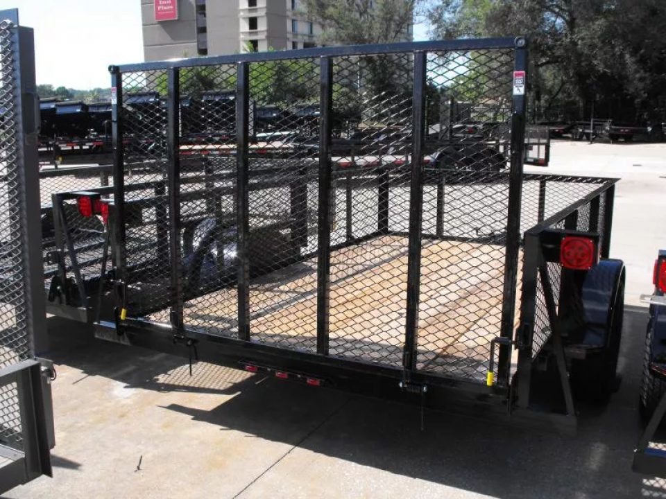 New Hi-Wall Utility Trailer 77 X 10   Mesh Sides 24"