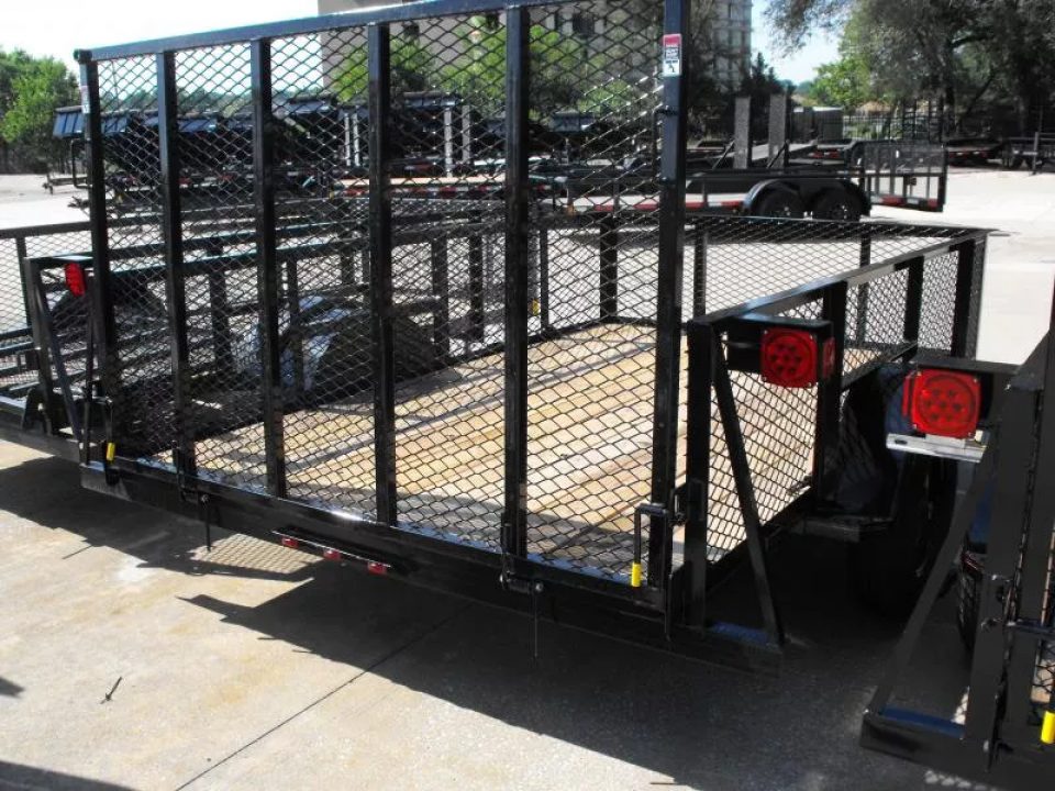 New Hi-Wall Utility Trailer 77 X 10   Mesh Sides 24"