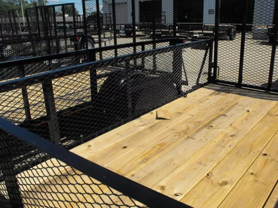 New Hi-Wall Utility Trailer 77 X 10   Mesh Sides 24"