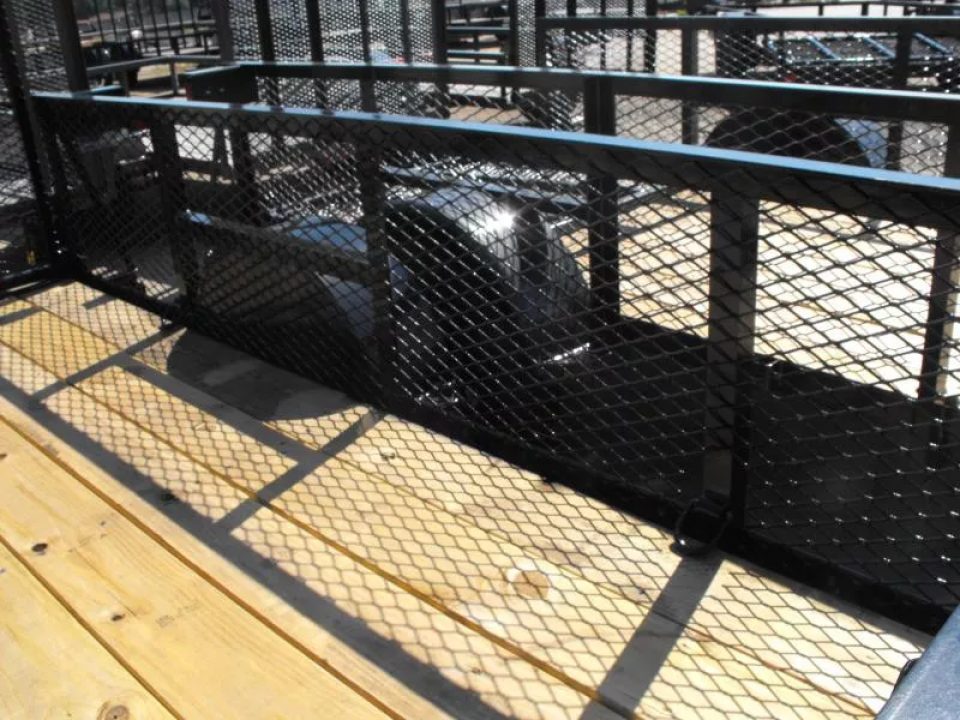 New Hi-Wall Utility Trailer 77 X 10   Mesh Sides 24"