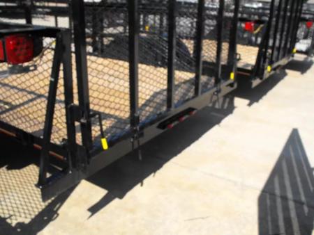 New Hi-Wall Utility Trailer 77 X 10   Mesh Sides 24"