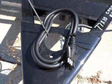 New Hi-Wall Utility Trailer 77 X 10   Mesh Sides 24"