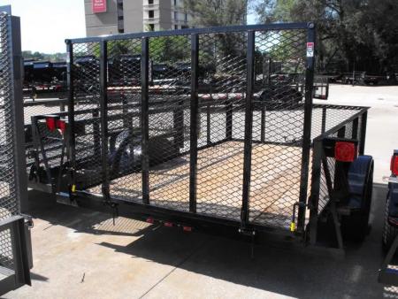 New Hi-Wall Utility Trailer 77 X 10   Mesh Sides 24"