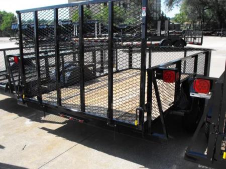New Hi-Wall Utility Trailer 77 X 10   Mesh Sides 24"