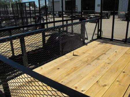 New Hi-Wall Utility Trailer 77 X 10   Mesh Sides 24"