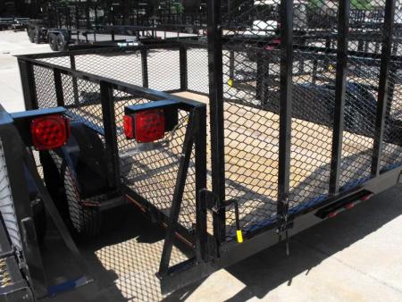 New Hi-Wall Utility Trailer 77 X 10   Mesh Sides 24"