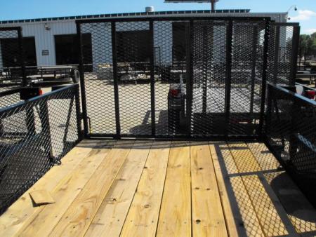 New Hi-Wall Utility Trailer 77 X 10   Mesh Sides 24"