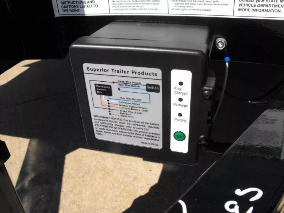 New Equipment Trailer Steel Deck 83 X 16 Dove 14000 GVWR  HD Equipment Ramps Covered #6 Mesh