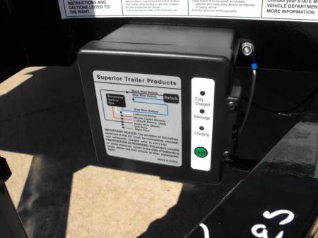 New Equipment Trailer Steel Deck 83 X 16 Dove 14000 GVWR  HD Equipment Ramps Covered #6 Mesh