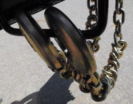 New Equipment Trailer Steel Deck 83 X 16 Dove 14000 GVWR  HD Equipment Ramps Covered #6 Mesh