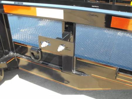 New Equipment Trailer Steel Deck 83 X 16 Dove 14000 GVWR  HD Equipment Ramps Covered #6 Mesh