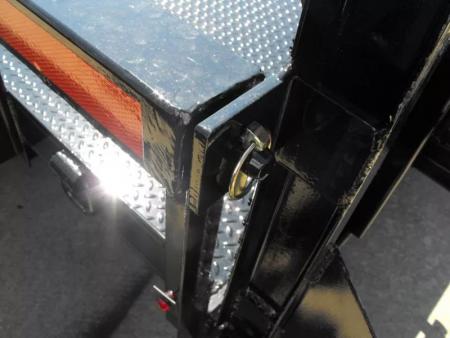 New Equipment Trailer Steel Deck 83 X 16 Dove 14000 GVWR  HD Equipment Ramps Covered #6 Mesh