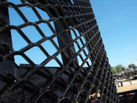 New Equipment Trailer Steel Deck 83 X 16 Dove 14000 GVWR  HD Equipment Ramps Covered #6 Mesh