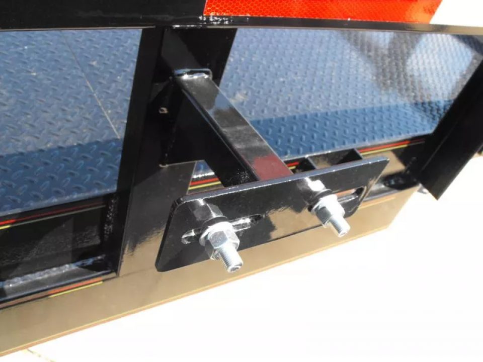 New Equipment Trailer Steel Deck 83 X 18 Dove 14000 GVWR  HD Equipment Ramps Covered #6 Mesh